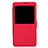 Custodia Portafoglio In Pelle con Supporto L01 per Samsung Galaxy Note 3 N9000 Rosso