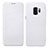 Custodia Portafoglio In Pelle con Supporto L01 per Samsung Galaxy S9 Bianco