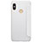 Custodia Portafoglio In Pelle con Supporto L01 per Xiaomi Redmi Note 5 Bianco