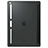 Custodia Portafoglio In Pelle con Supporto L02 per Apple iPad Pro 12.9 Nero