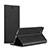 Nero Custodia Portafoglio In Pelle con Supporto L02 per Apple iPhone 6 Plus Nero
