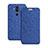 Custodia Portafoglio In Pelle con Supporto L02 per Nokia 7.1 Plus Blu