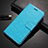 Custodia Portafoglio In Pelle con Supporto L02 per Nokia X6 Cielo Blu