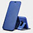 Custodia Portafoglio In Pelle con Supporto L02 per Samsung Galaxy S7 Edge G935F Blu