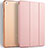 Custodia Portafoglio In Pelle con Supporto L02 per Xiaomi Mi Pad 2 Oro Rosa
