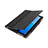 Custodia Portafoglio In Pelle con Supporto L03 per Huawei MediaPad M3 Lite 10.1 BAH-W09 Nero