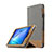 Custodia Portafoglio In Pelle con Supporto L03 per Huawei MediaPad T3 8.0 KOB-W09 KOB-L09 Grigio