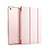 Custodia Portafoglio In Pelle con Supporto L04 per Xiaomi Mi Pad 3 Oro Rosa