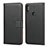 Nero Custodia Portafoglio In Pelle con Supporto L04 per Xiaomi Redmi Note 7 Pro Nero