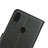 Custodia Portafoglio In Pelle con Supporto L04 per Xiaomi Redmi Note 7 Pro Nero