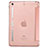Custodia Portafoglio In Pelle con Supporto L05 per Apple iPad Mini Oro Rosa