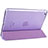 Custodia Portafoglio In Pelle con Supporto L06 per Apple iPad Mini 2 Viola