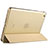Custodia Portafoglio In Pelle con Supporto L06 per Apple iPad Mini 3 Oro