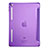 Custodia Portafoglio In Pelle con Supporto L06 per Apple iPad Mini 4 Viola