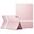 Custodia Portafoglio In Pelle con Supporto L06 per Apple iPad Pro 10.5 Rosa