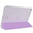 Custodia Portafoglio In Pelle con Supporto L07 per Apple iPad Mini 2 Viola