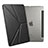Custodia Portafoglio In Pelle con Supporto L08 per Apple New iPad 9.7 (2017) Nero