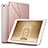 Custodia Portafoglio In Pelle con Supporto L08 per Apple New iPad 9.7 (2017) Oro Rosa