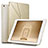 Custodia Portafoglio In Pelle con Supporto L08 per Apple New iPad 9.7 (2018) Oro