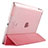 Custodia Portafoglio In Pelle con Supporto per Apple iPad 2 Rosa