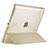 Custodia Portafoglio In Pelle con Supporto per Apple iPad 3 Oro