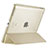 Custodia Portafoglio In Pelle con Supporto per Apple iPad 4 Oro