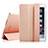 Custodia Portafoglio In Pelle con Supporto per Apple iPad Air 2 Oro Rosa