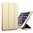 Custodia Portafoglio In Pelle con Supporto per Apple iPad Mini 4 Oro