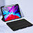 Nero Custodia Portafoglio In Pelle con Supporto per Apple iPad Pro 11 (2020) Nero
