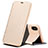 Custodia Portafoglio In Pelle con Supporto per Apple iPhone Xs Oro