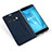 Custodia Portafoglio In Pelle con Supporto per Asus Zenfone 3 Zoom Blu