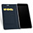 Custodia Portafoglio In Pelle con Supporto per Asus Zenfone 4 ZE554KL Blu