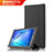 Custodia Portafoglio In Pelle con Supporto per Huawei MediaPad T3 7.0 BG2-W09 BG2-WXX Nero