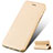 Oro Custodia Portafoglio In Pelle con Supporto per Huawei Y5 (2017) Oro
