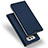 Custodia Portafoglio In Pelle con Supporto per LG G6 Blu