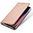 Custodia Portafoglio In Pelle con Supporto per LG V30 Oro Rosa