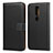 Nero Custodia Portafoglio In Pelle con Supporto per Nokia 4.2 Nero