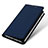 Custodia Portafoglio In Pelle con Supporto per Samsung Galaxy A8 (2018) A530F Blu
