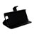 Custodia Portafoglio In Pelle con Supporto per Wiko Highway Nero