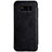 Custodia Portafoglio In Pelle con Supporto S01 per Samsung Galaxy S8 Nero