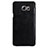 Custodia Portafoglio In Pelle con Supporto U01 per Samsung Galaxy S7 Edge G935F Nero