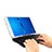 Custodia Portafoglio In Pelle con Tastiera L01 per Huawei MediaPad M5 Pro 10.8 Nero