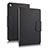 Custodia Portafoglio In Pelle con Tastiera per Huawei MediaPad M5 Lite 10.1 Nero