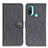 Custodia Portafoglio In Pelle Cover con Supporto A01D per Motorola Moto E30 Nero