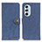 Custodia Portafoglio In Pelle Cover con Supporto A01D per Motorola Moto Edge Plus (2022) 5G Blu