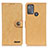 Custodia Portafoglio In Pelle Cover con Supporto A01D per Motorola Moto G50 Oro