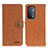 Custodia Portafoglio In Pelle Cover con Supporto A01D per OnePlus Nord N200 5G Marrone