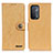 Custodia Portafoglio In Pelle Cover con Supporto A01D per OnePlus Nord N200 5G Oro