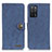 Custodia Portafoglio In Pelle Cover con Supporto A01D per Oppo A53s 5G Blu