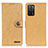 Custodia Portafoglio In Pelle Cover con Supporto A01D per Oppo A55 5G Oro
